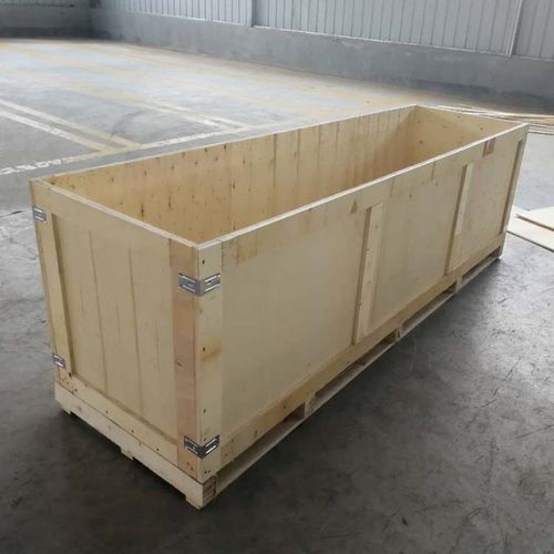 青岛木包装箱厂家销售免熏蒸胶合板木箱出口木质包装容器价格低运